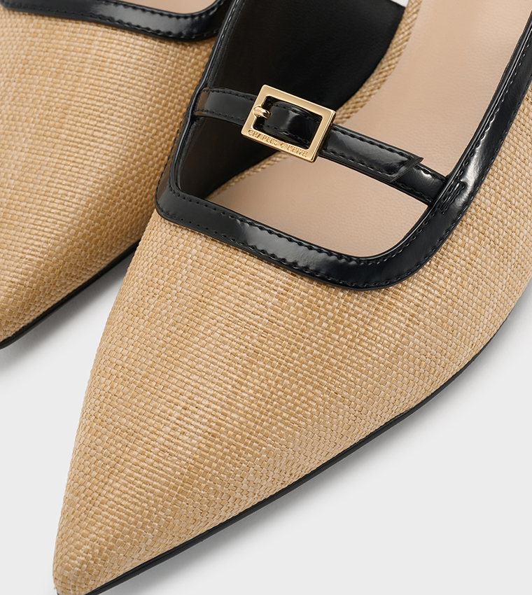 Solid Slingback Pointed Toe Pumps
