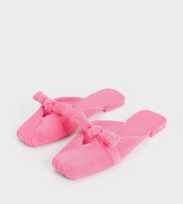 Loey Knotted Square Toe Mules