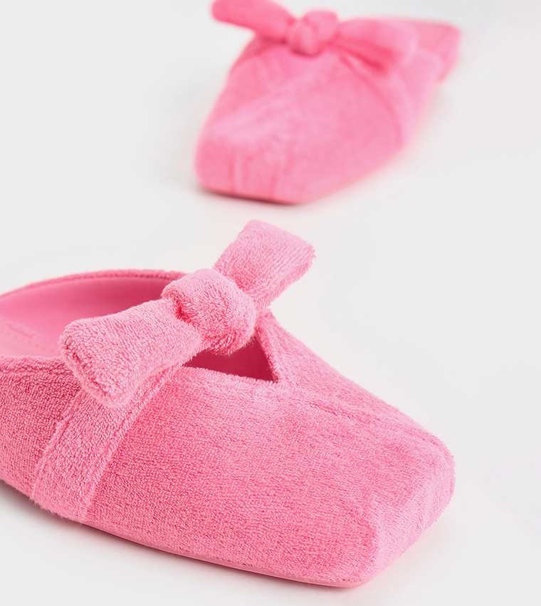 Loey Knotted Square Toe Mules