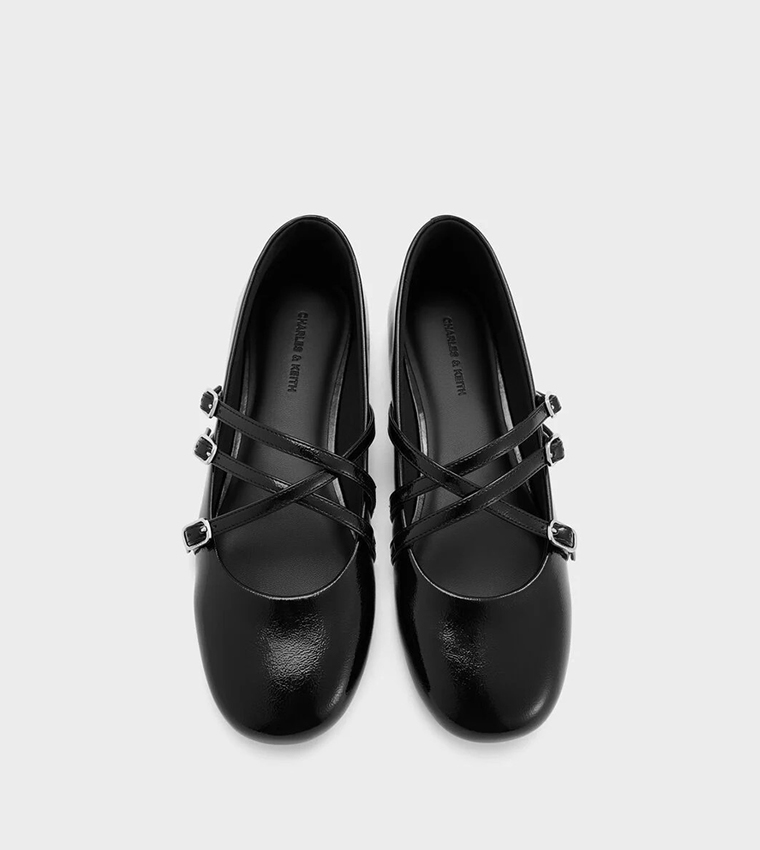 Charles & Keith  Mary Janes - BLACK Mary Janes