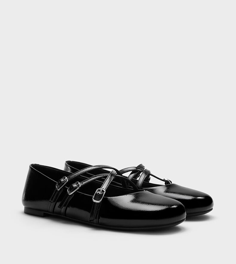 Charles & Keith  Mary Janes - BLACK Mary Janes