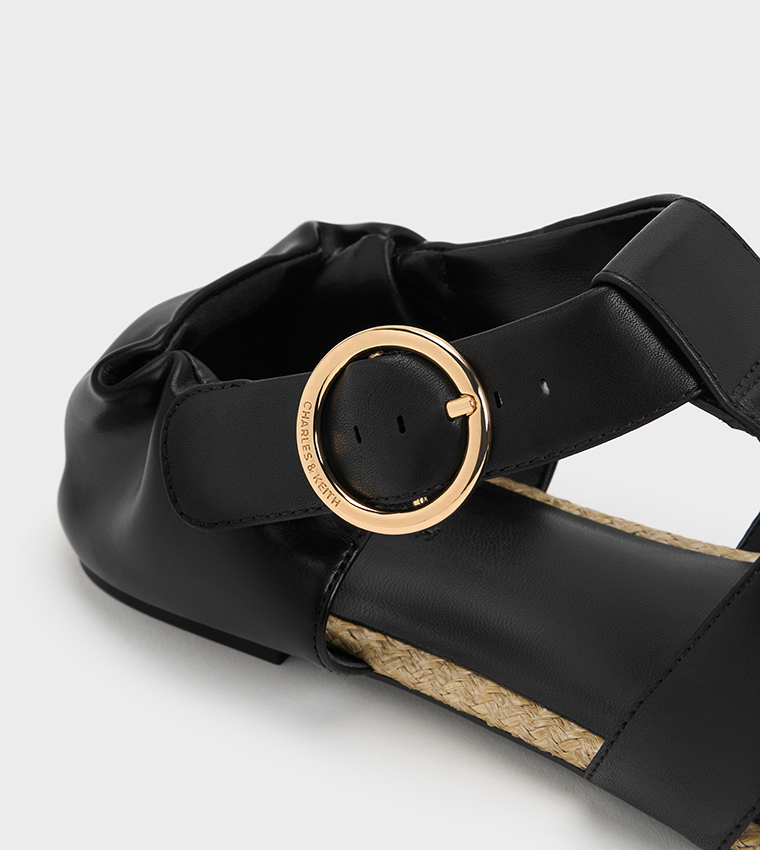 Caged Flat Espadrille Sandals