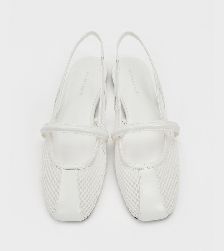 ELLORY Mesh Slingback Flat Shoes