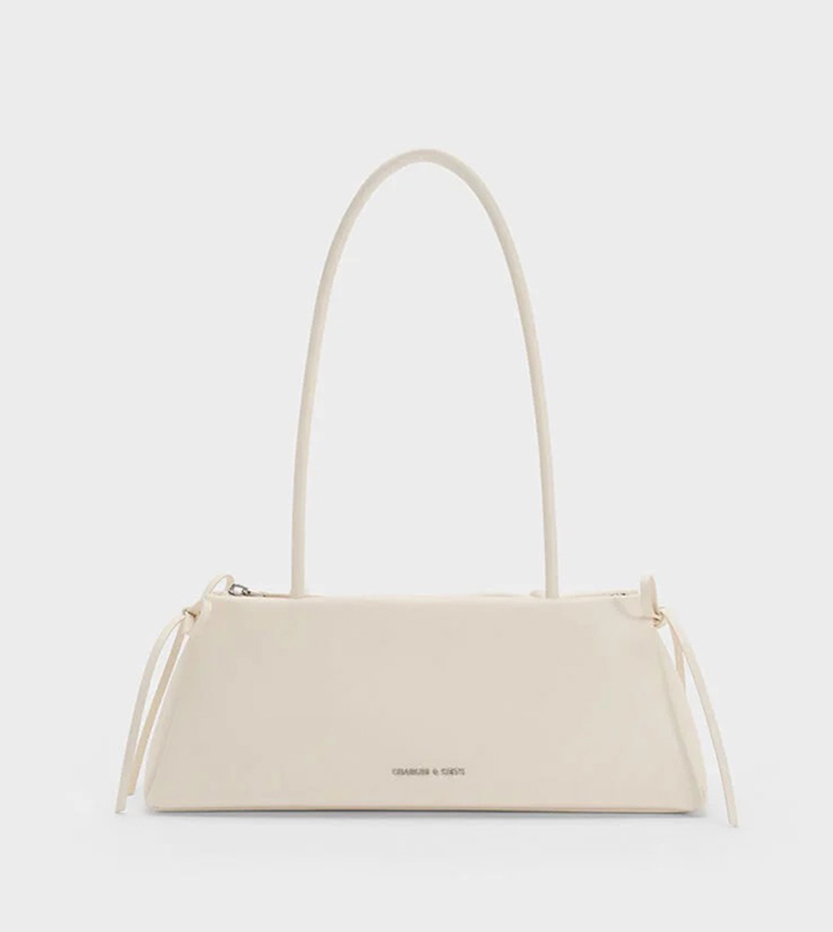 HAZEL Logo Detail Shoulder Bag