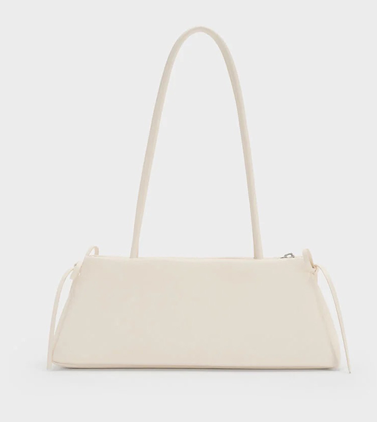 HAZEL Logo Detail Shoulder Bag