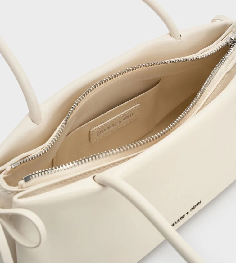 HAZEL Logo Detail Shoulder Bag