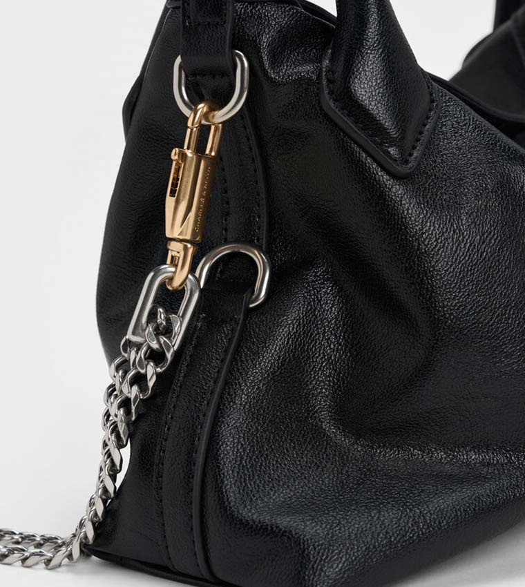 Charles & Keith  Tote Bags - BLACK Tote Bags