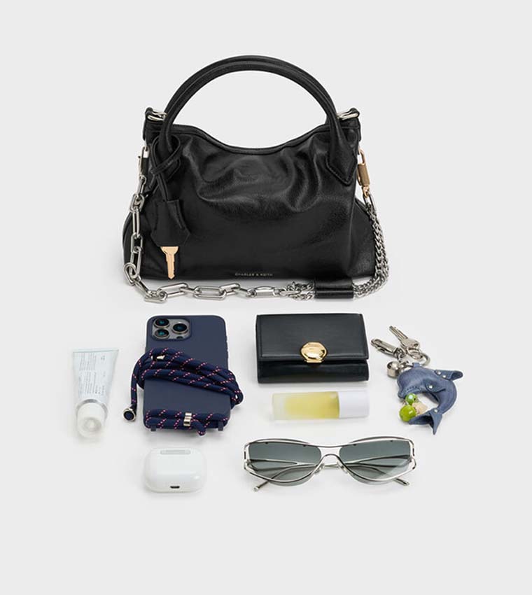 Charles & Keith  Tote Bags - BLACK Tote Bags