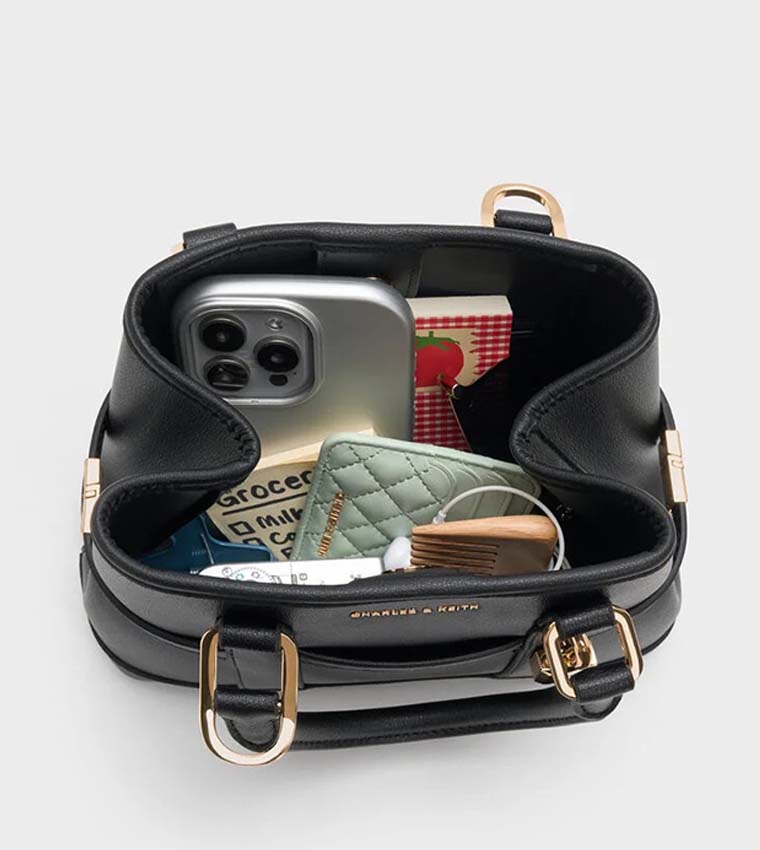 Charles & Keith  Tote Bags - BLACK Tote Bags