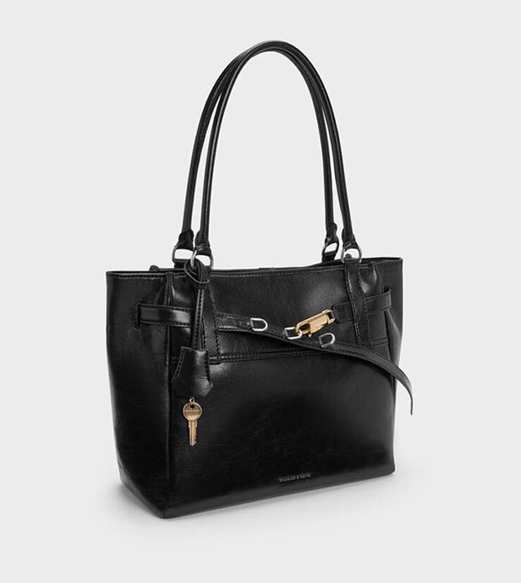Charles & Keith  Tote Bags - BLACK Tote Bags