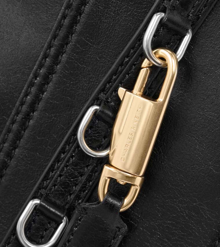 Charles & Keith  Tote Bags - BLACK Tote Bags