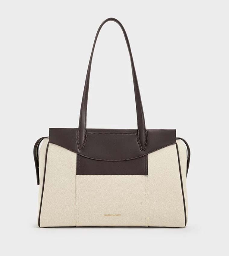 Charles & Keith  Tote Bags - Brown Tote Bags