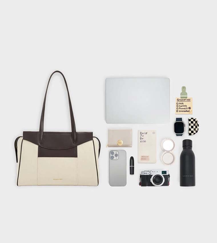 Charles & Keith  Tote Bags - Brown Tote Bags