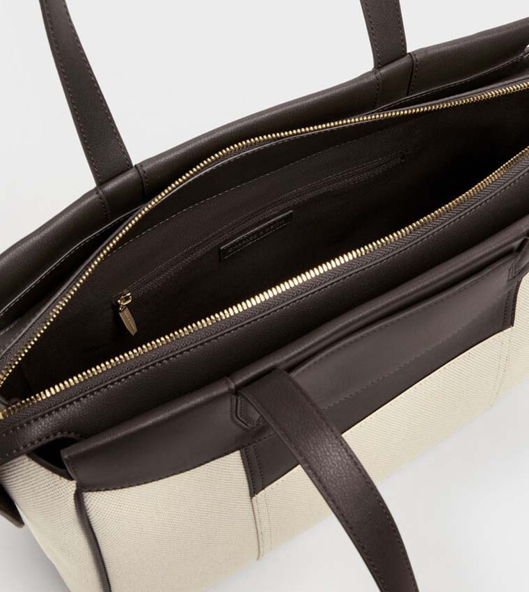Charles & Keith  Tote Bags - Brown Tote Bags