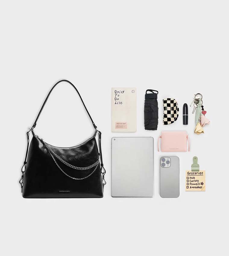 ATWOOD Chain Convertible Hobo Bag