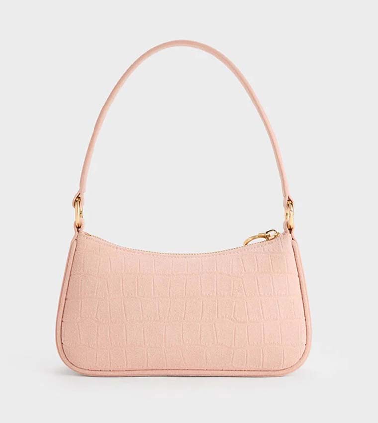 Charles & Keith  Shoulder Bags - Pink Shoulder bags