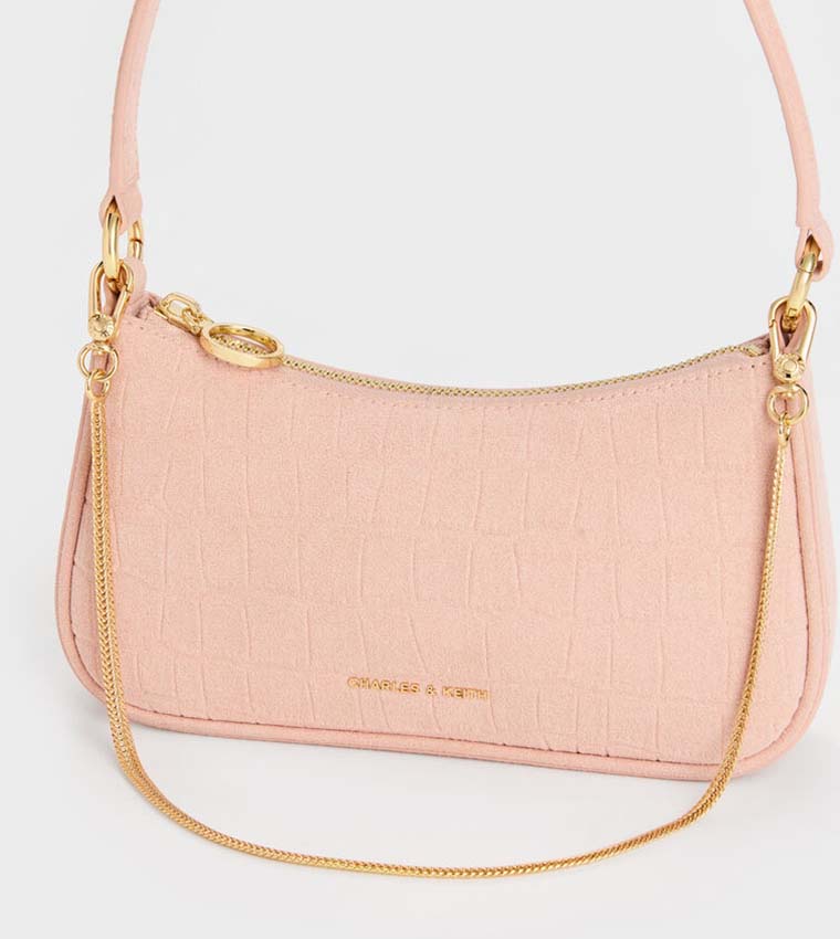 Charles & Keith  Shoulder Bags - Pink Shoulder bags
