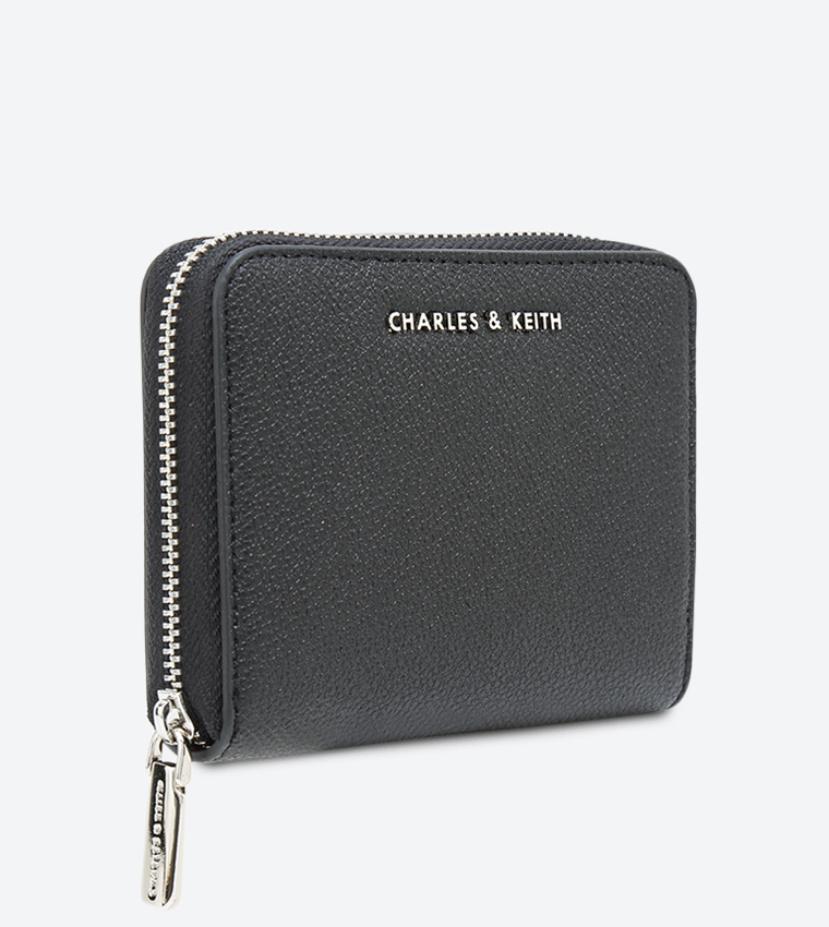 Basic Square Black Wallet