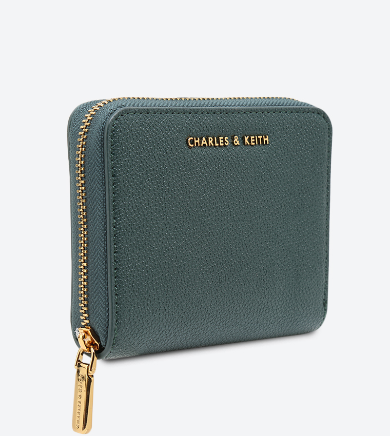 Basic Square Green Wallet