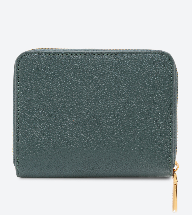 Basic Square Green Wallet