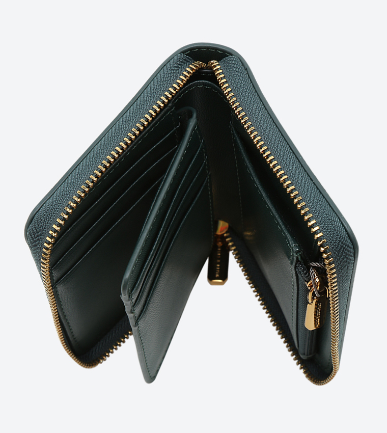 Basic Square Green Wallet