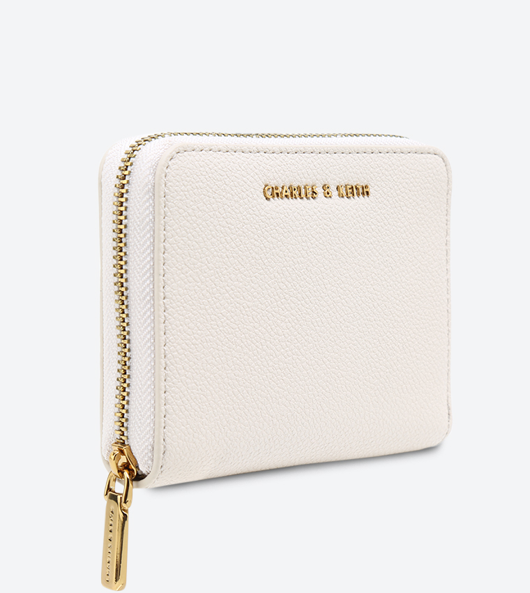 Basic Square White Wallet