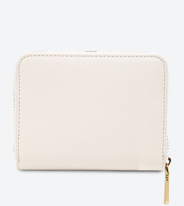 Basic Square White Wallet
