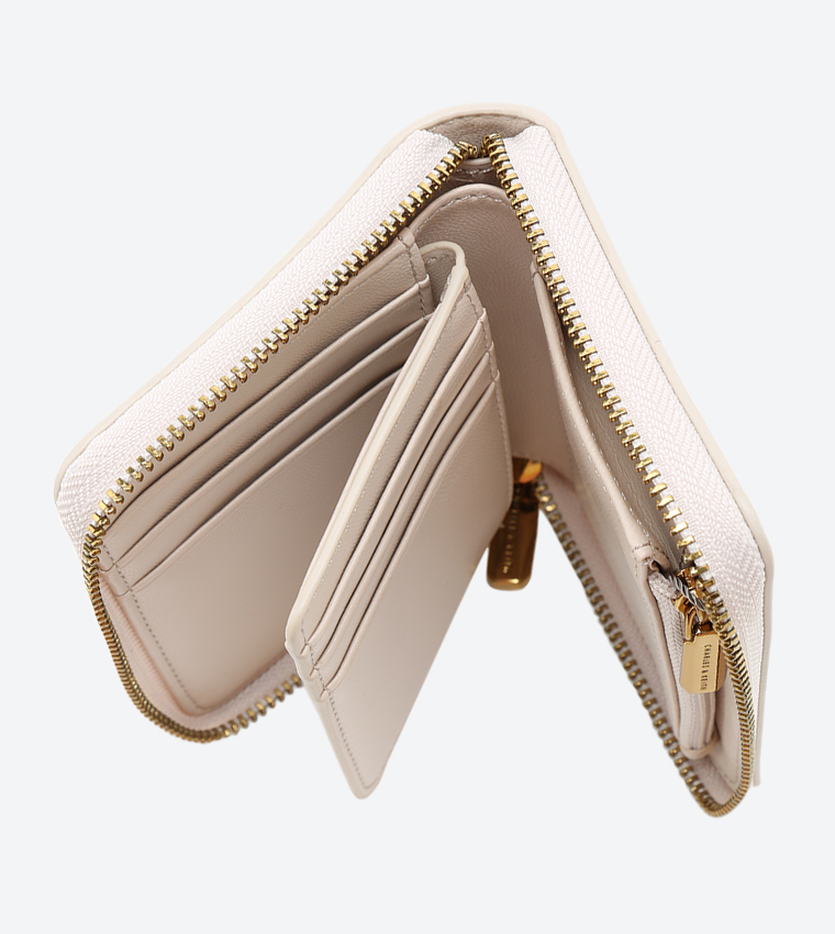 Basic Square White Wallet