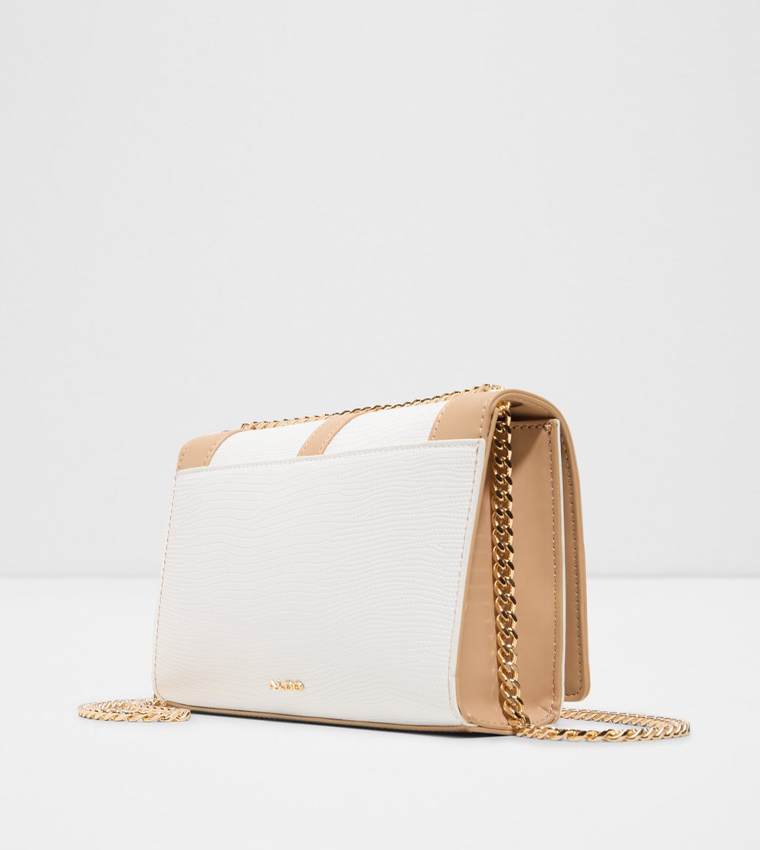 CLAIRISSIA Color Block Flap Crossbody Bag