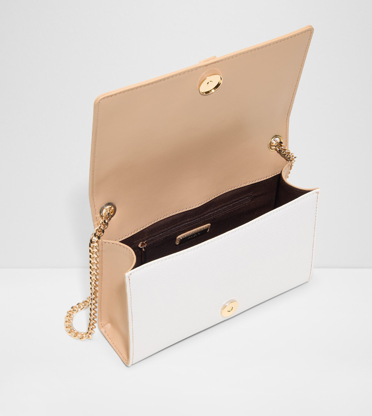 CLAIRISSIA Color Block Flap Crossbody Bag