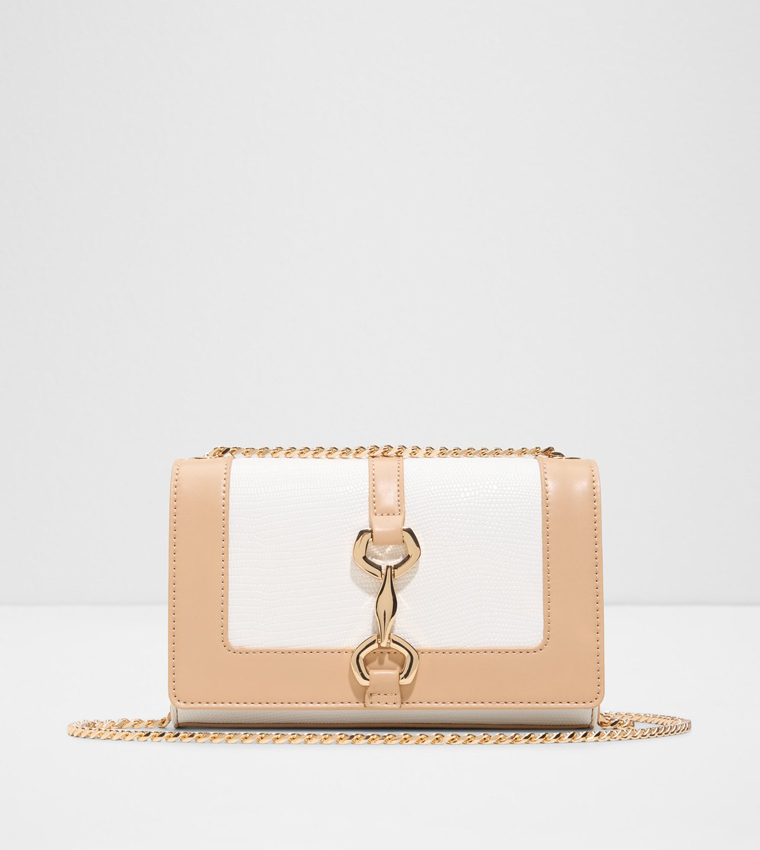 CLAIRISSIA Color Block Flap Crossbody Bag