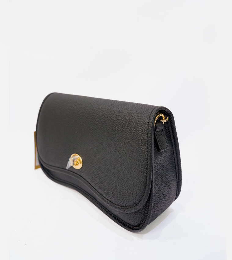 HOVESS Textured Flap Crossbody Bag