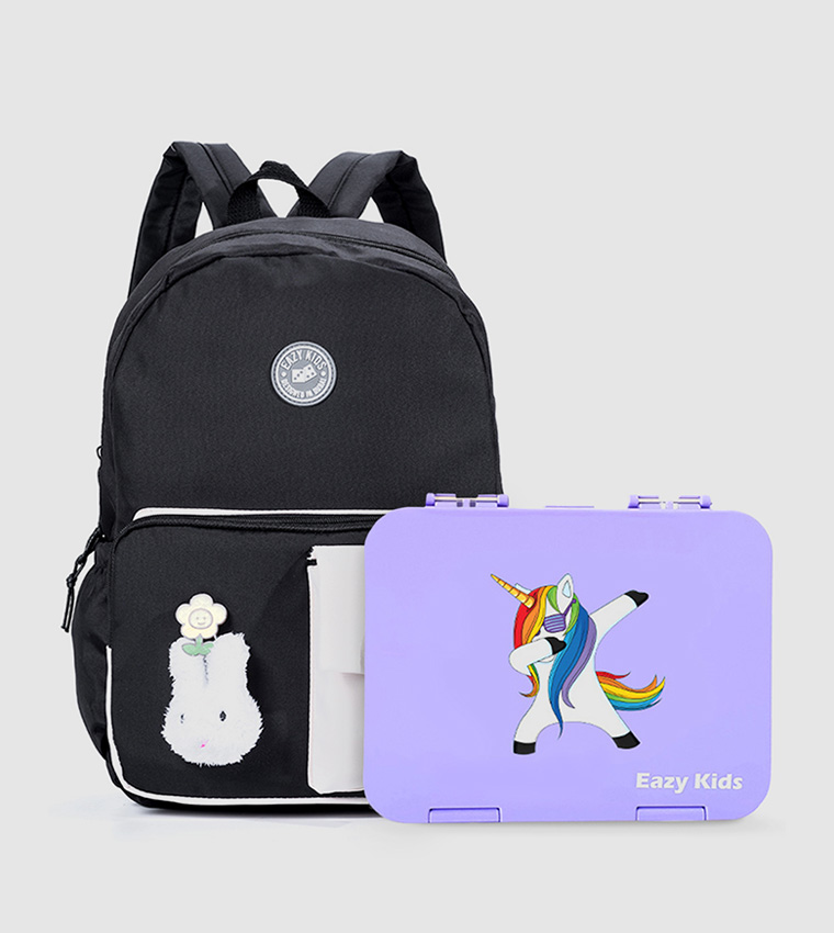 Vogue School Bag With Bento Lunch Box