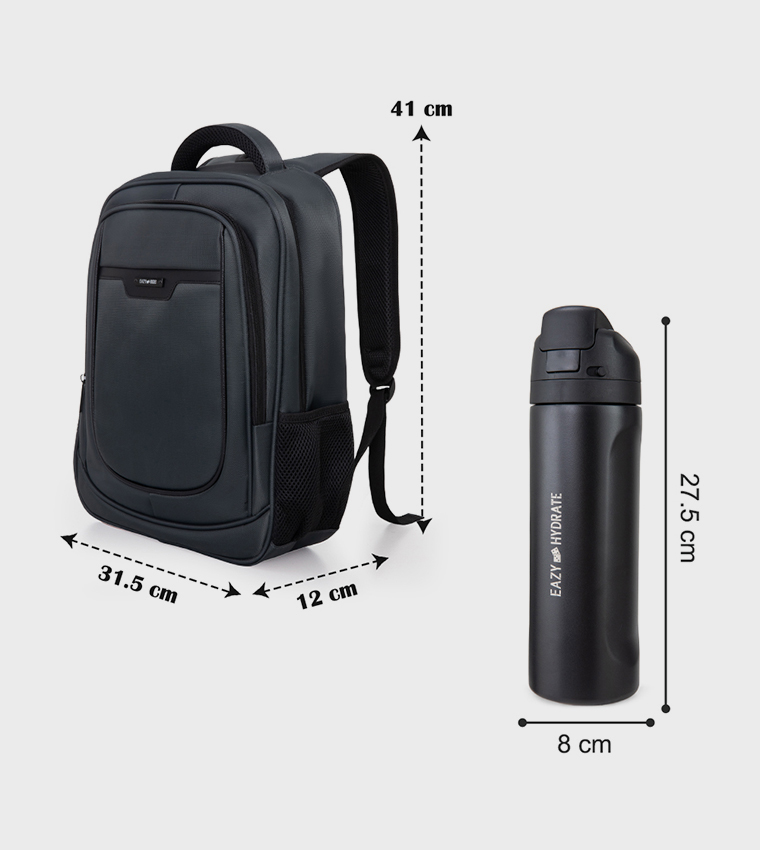 Eazy Kids  Backpack Set - Grey Backpack Set