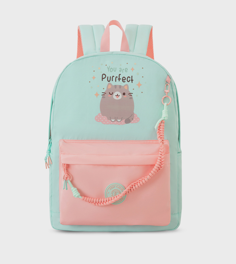 16.5" School Backpack with 4-Wheel Trolley Set