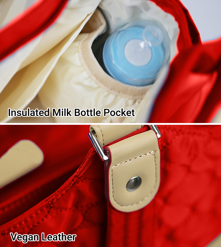 3 In 1 Pram Stroller with Fashion Diaper Tote Bag