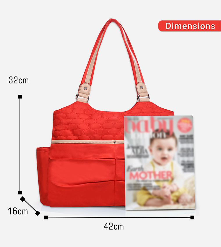 3 In 1 Pram Stroller with Fashion Diaper Tote Bag