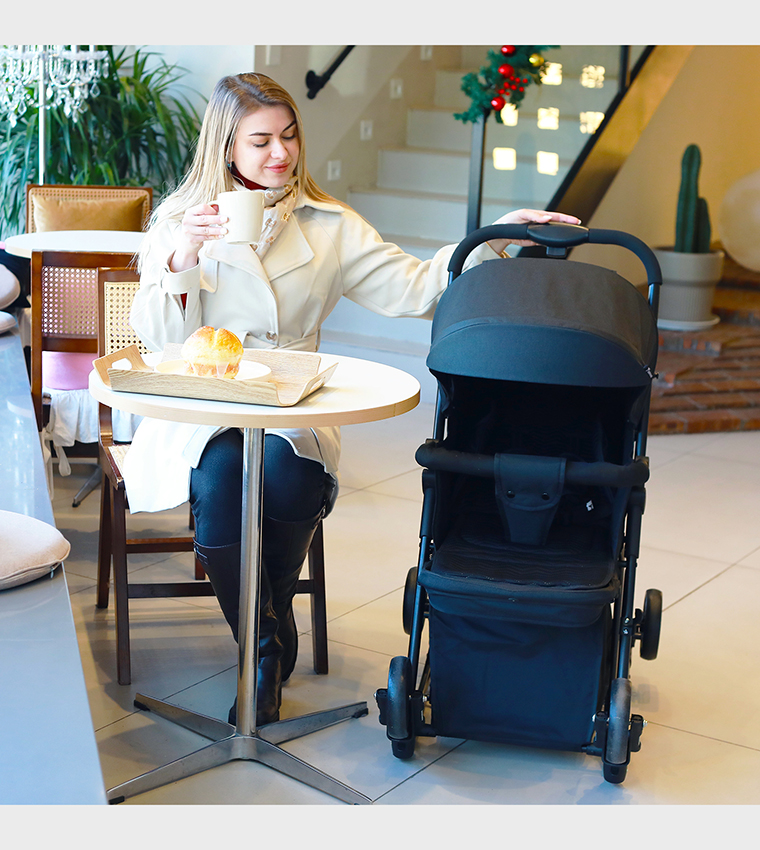 Stroller with Rocker and Diaper Tote Bag Set