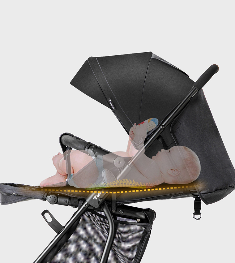 Stroller with Rocker and Diaper Tote Bag Set