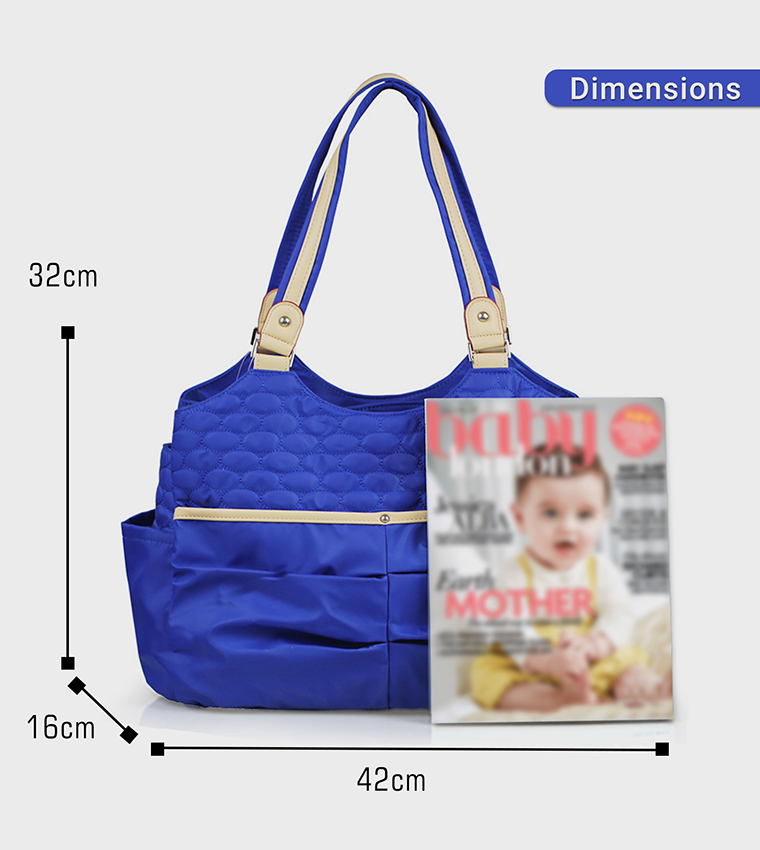 Stroller with Rocker and Diaper Tote Bag Set