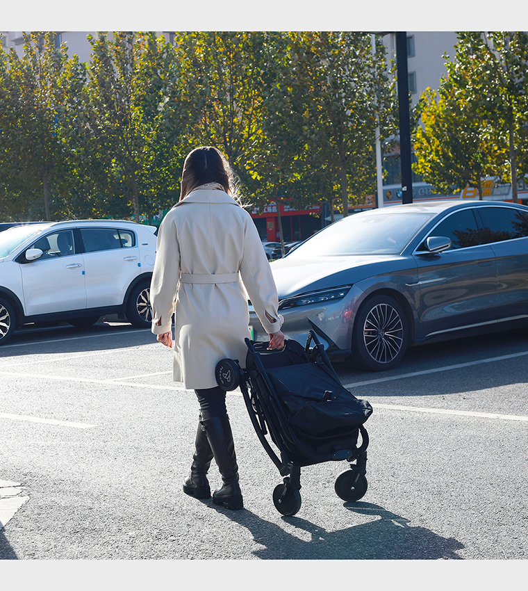 Stroller with Rocker and Diaper Tote Bag Set