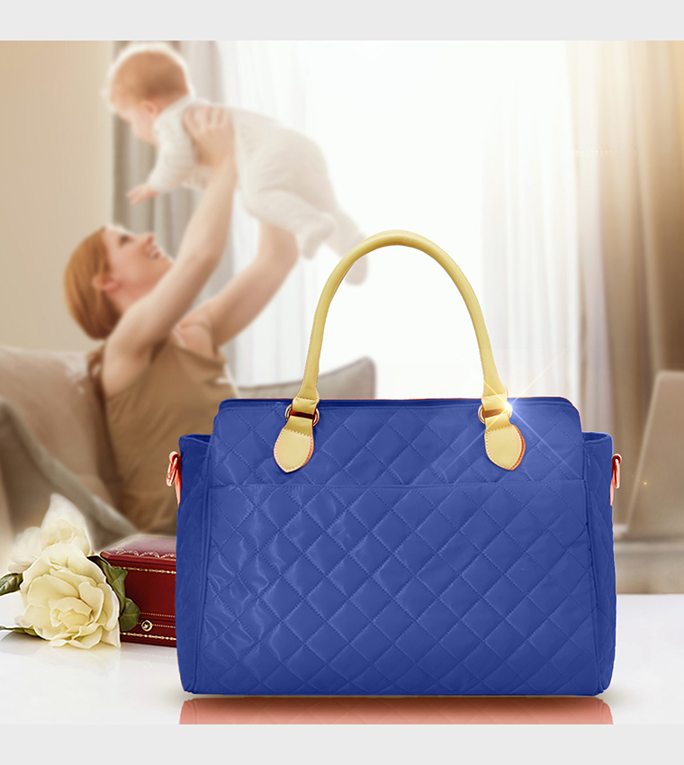 Stroller with Rocker and Diaper Tote Bag Set