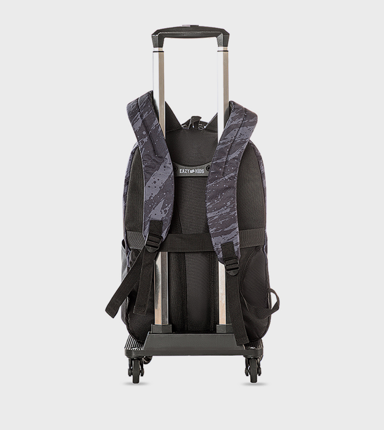 20" 4 Wheel Trolley School Bag - Fast & Fearless