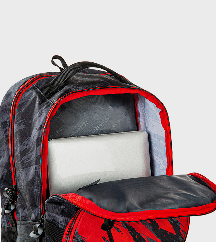 20" 4 Wheel Trolley School Bag - Fast & Fearless