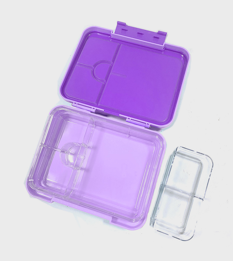 Shimmer 6 & 4 Convertible Bento Lunch Box Set with Bag