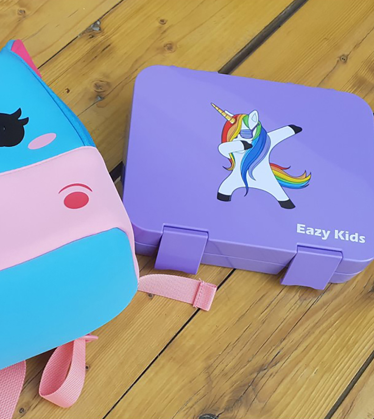 Unicorn Bento Lunch Box with Lunch Bag