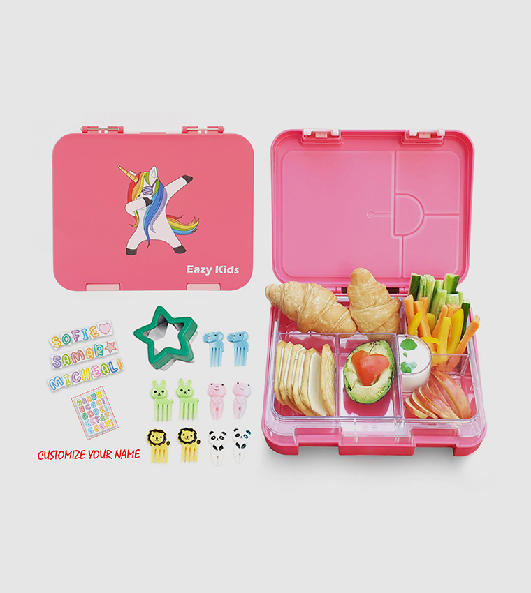 Unicorn Bento Lunch Box with Lunch Bag