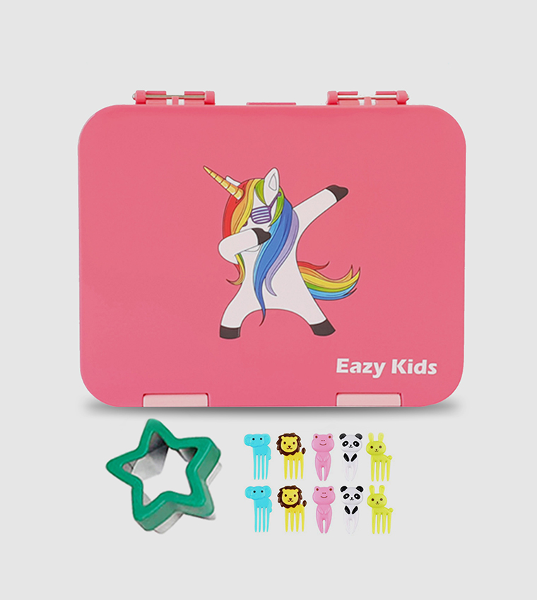 Unicorn Bento Lunch Box with Lunch Bag