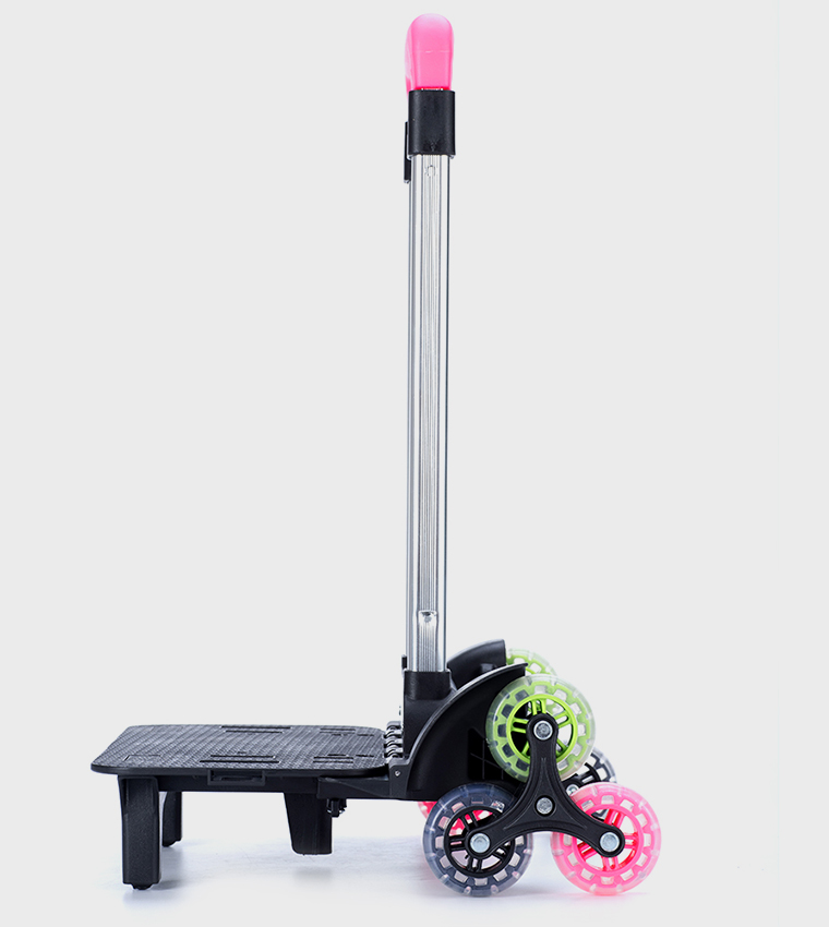 حقيبة مدرسية بطبعة مقاس 16 إنش مع مقلمة