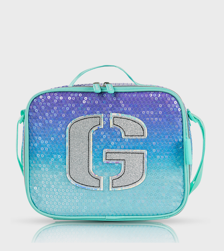 4-Piece Printed 17" Backpack Set - Girl Glitter